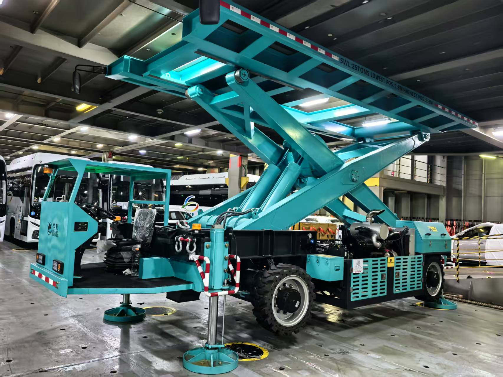 RO-ro deck top-lift hudraulic system